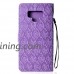 Galaxy Note 9 Wallet Case Samsung Note 9 Case Note 9 PU Leather Case Emboss Mandala Flower Folio Magnetic with Card Holder Kickstand Flip Case for Samsung Galaxy Note 9 Purple - B07GBFVK11